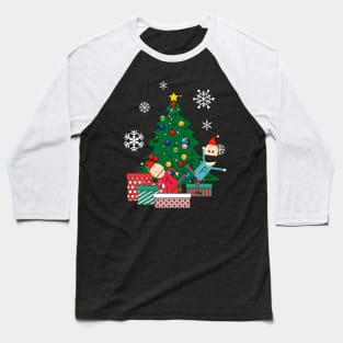 Terrance And Phillip Around The Christmas Tree Baseball T-Shirt